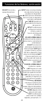 Preview for 20 page of GE 26607 Instruction Manual