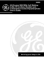 GE 26955 User Manual preview