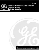 Preview for 25 page of GE 27700 User Manual