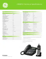 Preview for 2 page of GE 27881FE2 Specifications