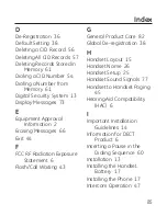 Предварительный просмотр 85 страницы GE 27907 Series User Manual