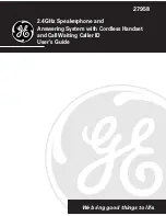 GE 27958 User Manual preview