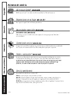 Preview for 106 page of GE 28 Series Owner'S Manual