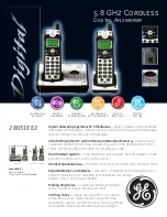 GE 28031EE2 Specifications preview