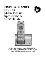 Preview for 1 page of GE 28213 Series User Manual