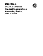 GE 28225 Series User Manual preview