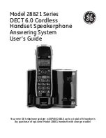 Preview for 1 page of GE 28801FE1 - Digital Cordless Extension Handset User Manual