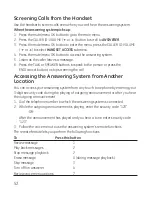 Preview for 52 page of GE 28801FE1 - Digital Cordless Extension Handset User Manual