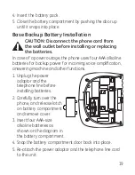 Предварительный просмотр 19 страницы GE 29115 Series User Manual