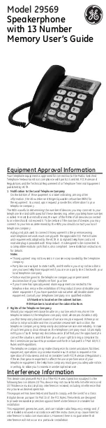 Preview for 1 page of GE 29569 User Manual