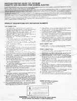 Preview for 2 page of GE 3-5194 Use And Care Manual