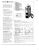 Preview for 2 page of GE 3-5308 Use And Care Manual