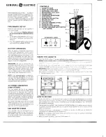 Предварительный просмотр 2 страницы GE 3-5308 Use And Care Manual