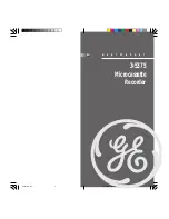 Preview for 1 page of GE 3-5375 User Manual