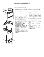 Preview for 9 page of GE 3 Cubic Foot Owner'S Manual & Installation Instructions