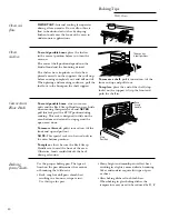 Preview for 20 page of GE 30 Wall Oven Use And Care Manual