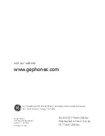 Предварительный просмотр 66 страницы GE 30522 User Manual