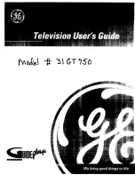 GE 31GT750 User Manual предпросмотр