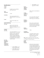 Preview for 2 page of GE 3300 Specifications