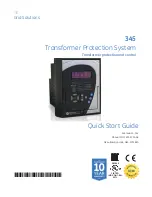 Preview for 1 page of GE 345 Quick Start Manual