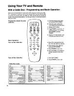 Preview for 14 page of GE 35GT695FM1 User Manual