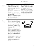 Preview for 17 page of GE 36 and 48 Dual Fuel Rans Natural Gas Models ZDP48N4G Owner'S Manual