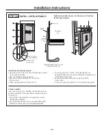 Предварительный просмотр 15 страницы GE 36? Built-In Bottom-FreezerRefrigerators Installation Instructions Manual