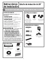 Preview for 9 page of GE 36 Ceramic Cooktop Installation Instructions Manual