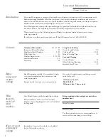 Preview for 2 page of GE 36 Ceramic Cooktop Use And Care Manual