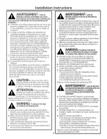 Preview for 3 page of GE 36" CUSTOM HOOD INSERT ZVC36LSS Installation Instructions Manual