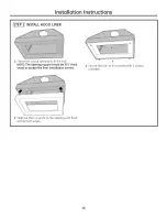 Preview for 16 page of GE 36" CUSTOM HOOD INSERT ZVC36LSS Installation Instructions Manual