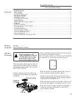 Preview for 3 page of GE 36 ELECTRIC RADIANT COOKTOP ZEU36R Installation Instructions Manual