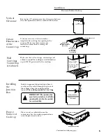 Предварительный просмотр 5 страницы GE 36 ELECTRIC RADIANT COOKTOP ZEU36R Installation Instructions Manual