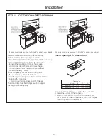 Preview for 9 page of GE 36" Rangetop Installation Instructions Manual