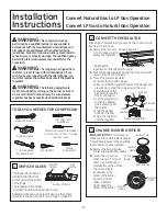 Preview for 15 page of GE 36" Rangetop Installation Instructions Manual