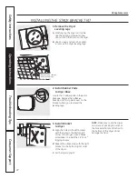 Preview for 22 page of GE 364B7130P001 Owner'S Manual