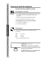 Preview for 10 page of GE 3ft 2 Door Owner'S Manual And Installation Instructions