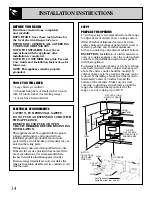 Preview for 34 page of GE 4164D2966P234 Use And Care & Installation Manual