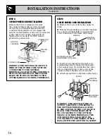 Preview for 36 page of GE 4164D2966P234 Use And Care & Installation Manual