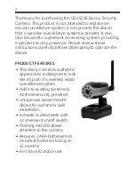 Предварительный просмотр 2 страницы GE 45238 - Jasco Wireless Decoy Security Cam User Manual