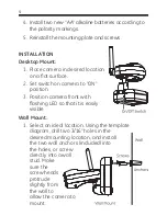 Предварительный просмотр 4 страницы GE 45238 - Jasco Wireless Decoy Security Cam User Manual