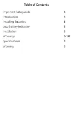 Preview for 2 page of GE 45411 User Manual