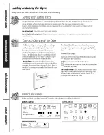 Preview for 10 page of GE 475 Owner'S Manual