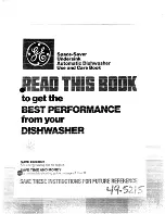 GE 49-5215 Use And Care Book Manual предпросмотр