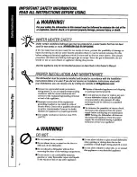 Предварительный просмотр 2 страницы GE 49-5917 Owner'S Manual