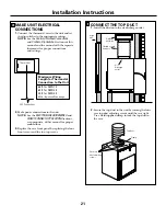 Preview for 21 page of GE 49-7419-2 Owner'S Manual And Installation Instructions