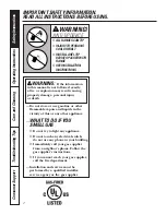 Предварительный просмотр 2 страницы GE 49-80535-1 Owner'S Manual