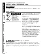 Preview for 2 page of GE 49-80602 Owner'S Manual