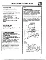 Предварительный просмотр 27 страницы GE 49-8255 Use, Care & Installation Manual