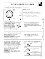 Preview for 9 page of GE 49-90280 Use And Care Manual